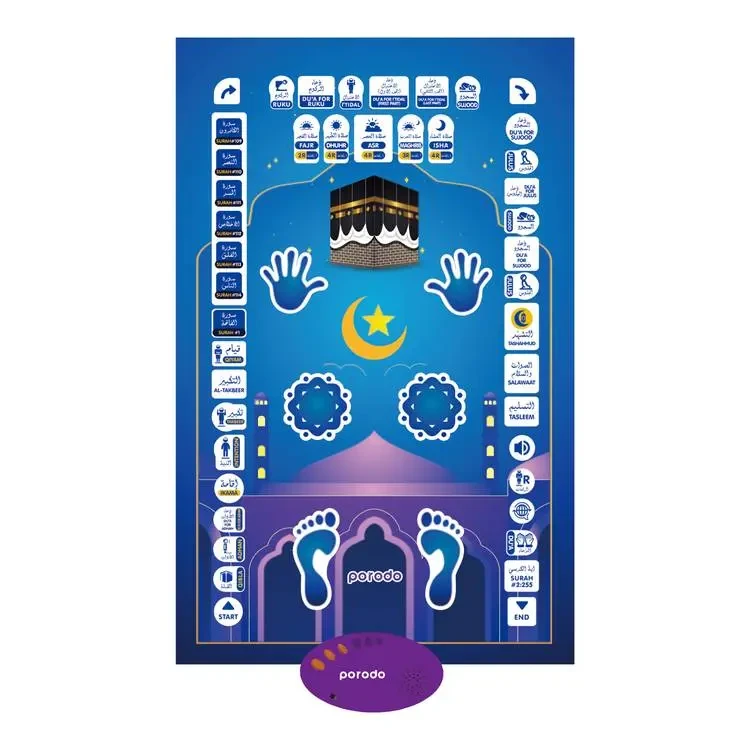 Porodo Kids Educational Interactive Smart Prayer Mat